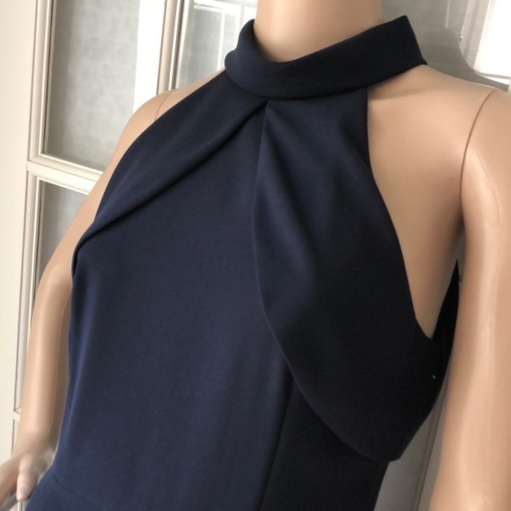 Tahari Arthur S Levine NWT navy Daydream dress - Picture 3 of 8
